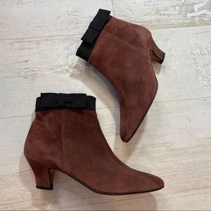 Kenneth Cole Vintage Leather Heeled Booties